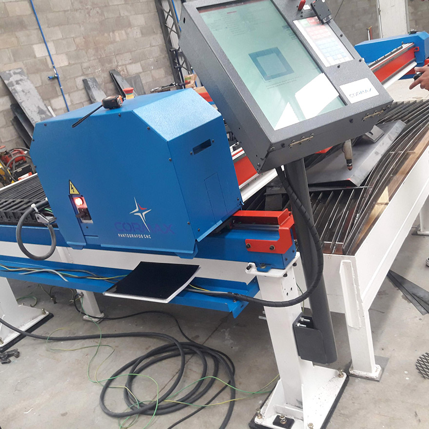 Pantografo CNC Laser para corte de chapa